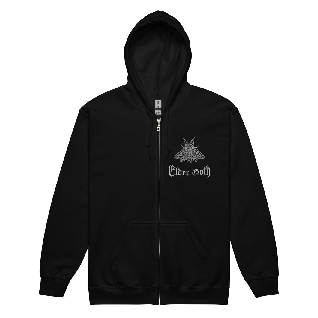 Elder Goth Zip Up hoodie