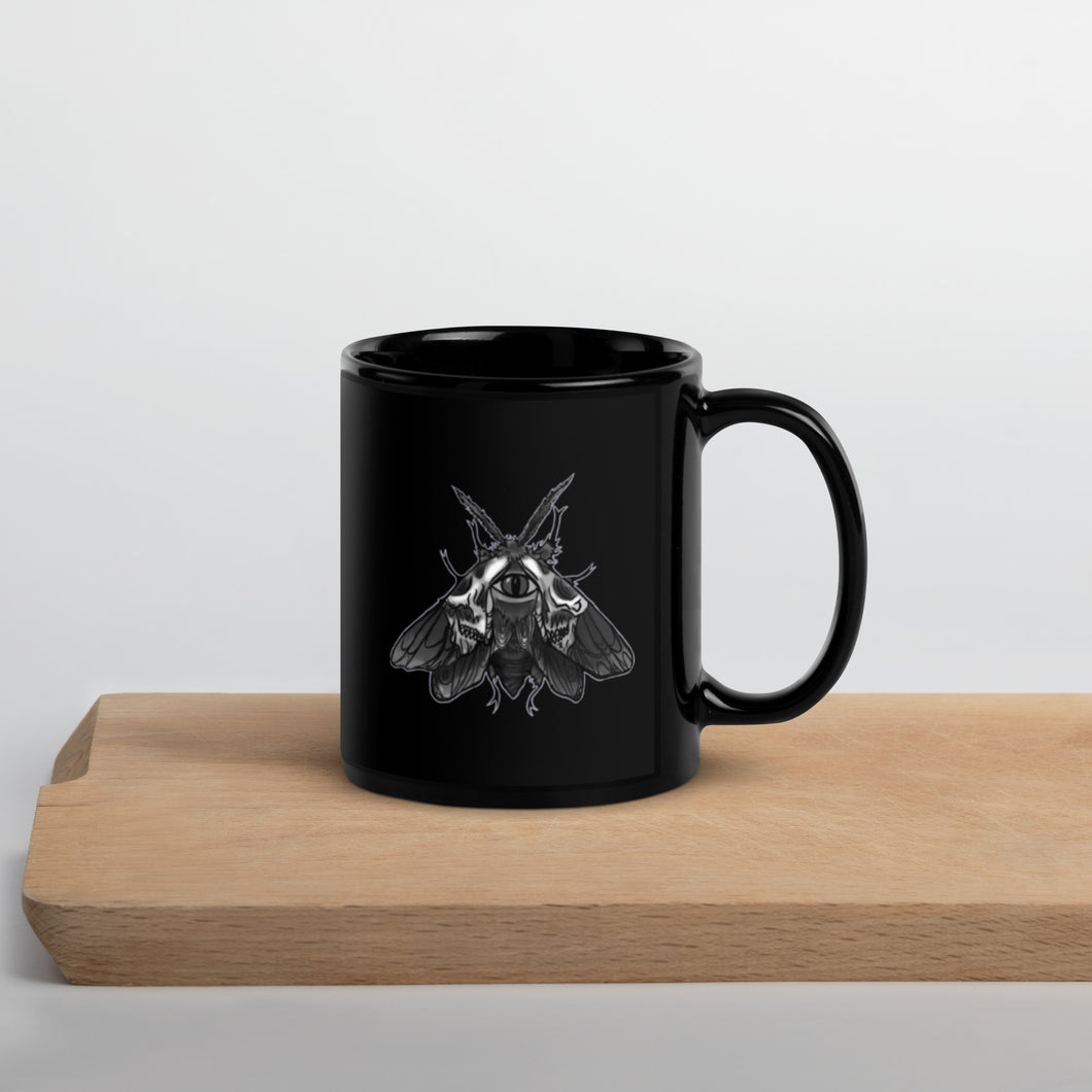 Lets Make Houston Odd Black Glossy Mug